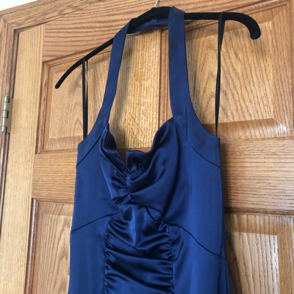 Xscape Navy Blue Mermaid Dress